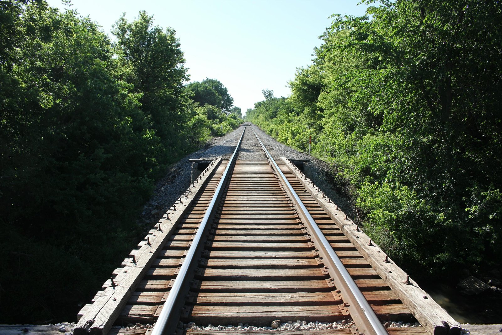 Looking east